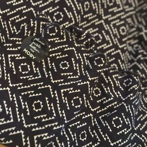 Moby Black and White Geometric Women's Accessory